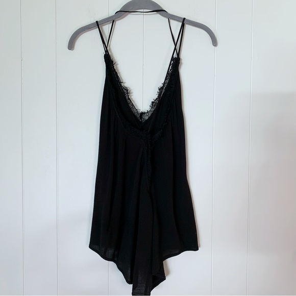 Silence + Noise Black Strappy Tank S - Picture 2 of 8